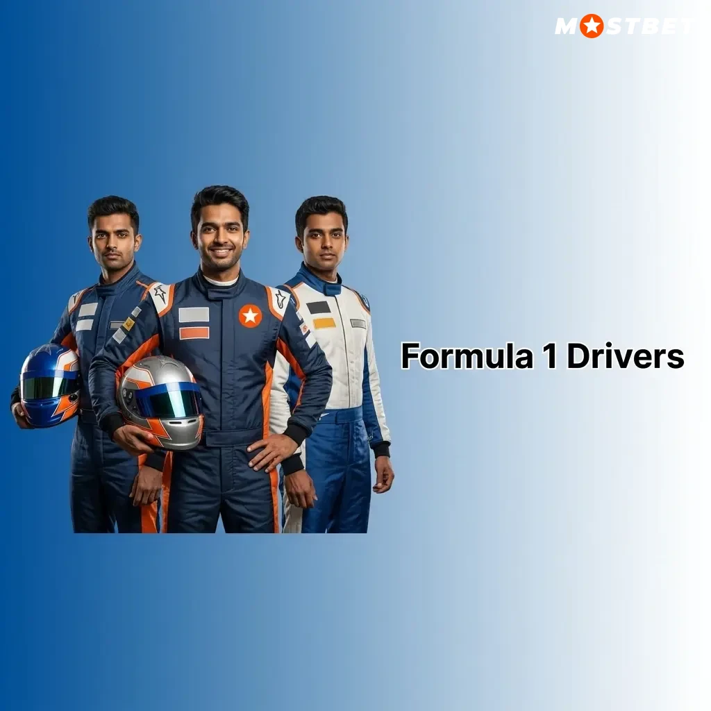 2025 Formula 1 season driver lineup for all 10 teams with championship odds for 20 drivers across 24 Grand Prix rounds